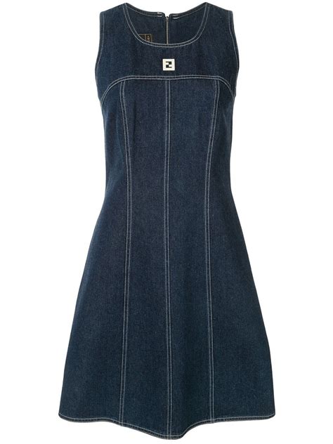 fendi shift dresses|fendi denim dresses.